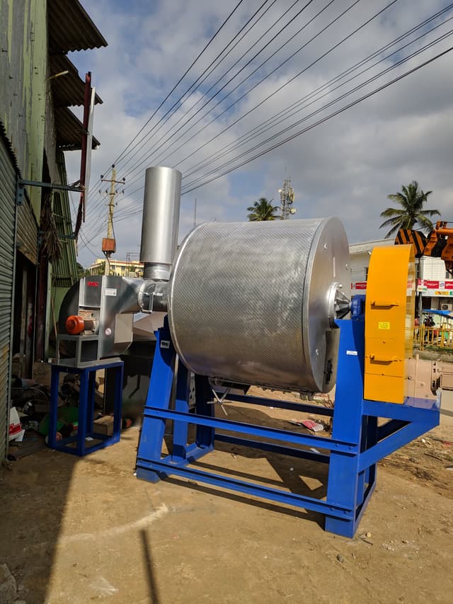 Coffee Dryer Machine Manufacturer | Rotary Drum Dryer 100–8,000 kg ...