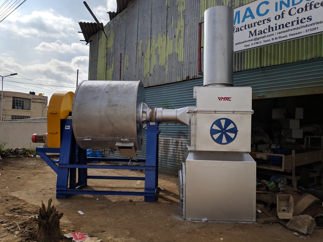 Coffee Dryer Machine Manufacturer | Rotary Drum Dryer 100–8,000 kg ...